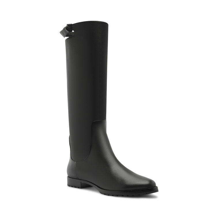 Clarita Asymmetric Saddlery Nappa Leather Boot image number null