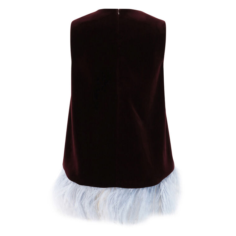 La Scala Top With Feathers image number null
