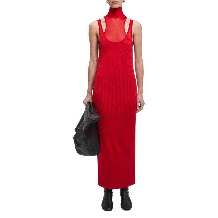 Cay Sleeveless Scarf-Detail Maxi Dress image number null