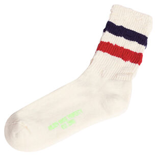 Vintage Socks With Two-Tone Stripe