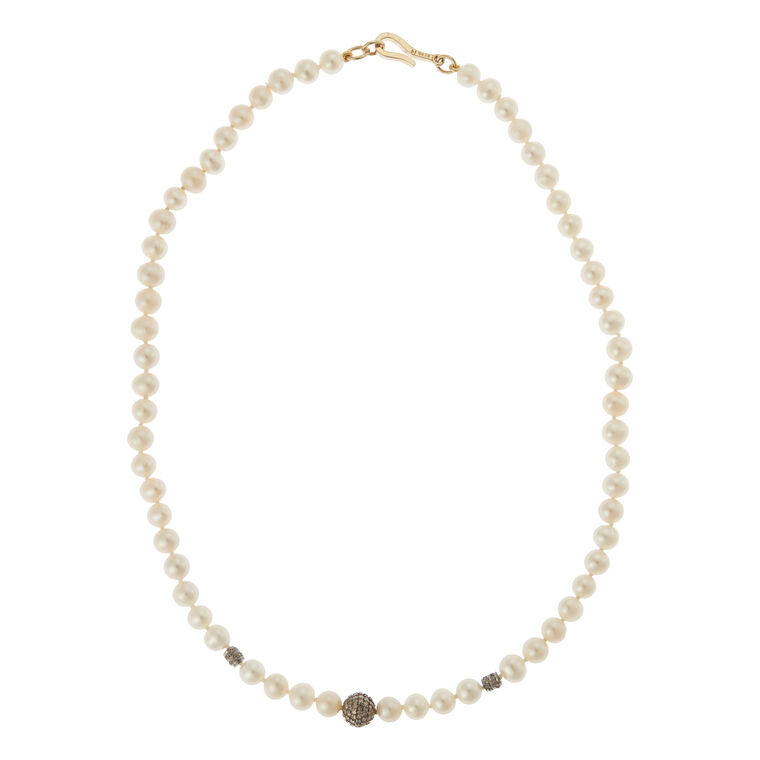 Pearl Beaded Necklace image number null