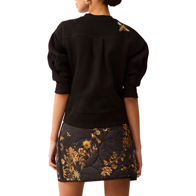 Ariana Bee Embroidered Sweatshirt image number null