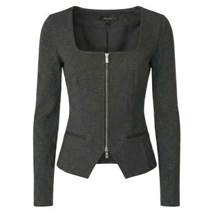 Alejandra Zip Front Long Sleeve Top