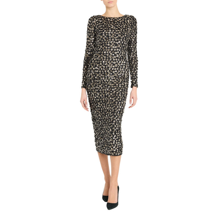 Abbygail Sequin Midi Dress image number null