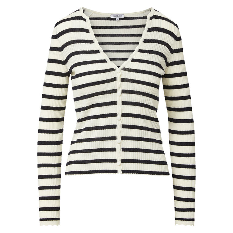 Anwin Long Sleeve Merino Wool Cardigan image number null