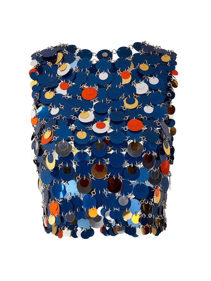 Metallic Sequin Top image number null