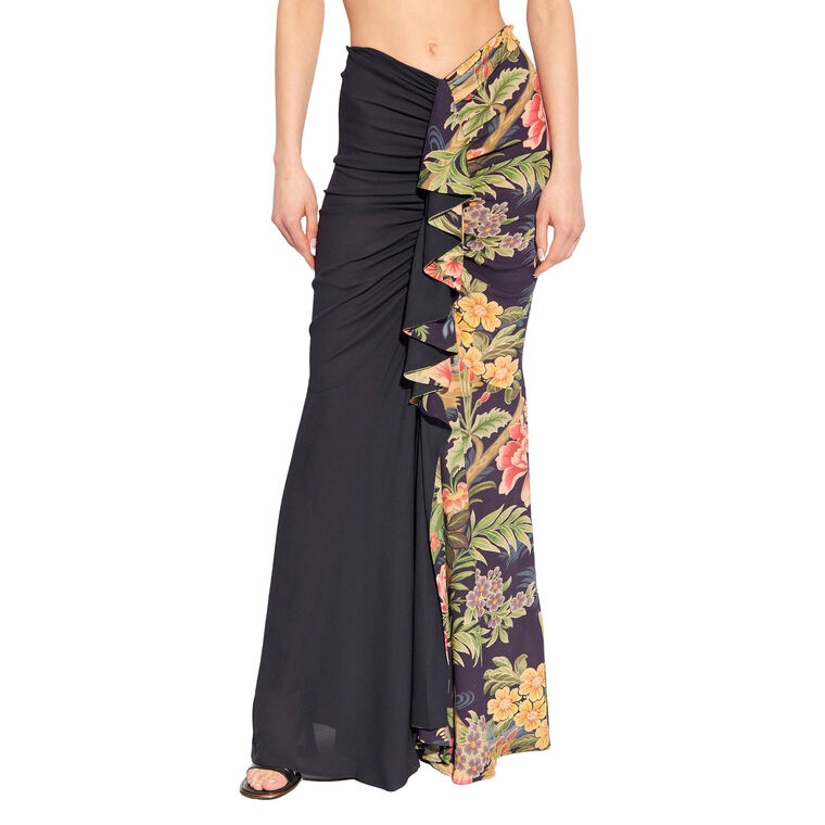 Twist Front Maxi Skirt image number null