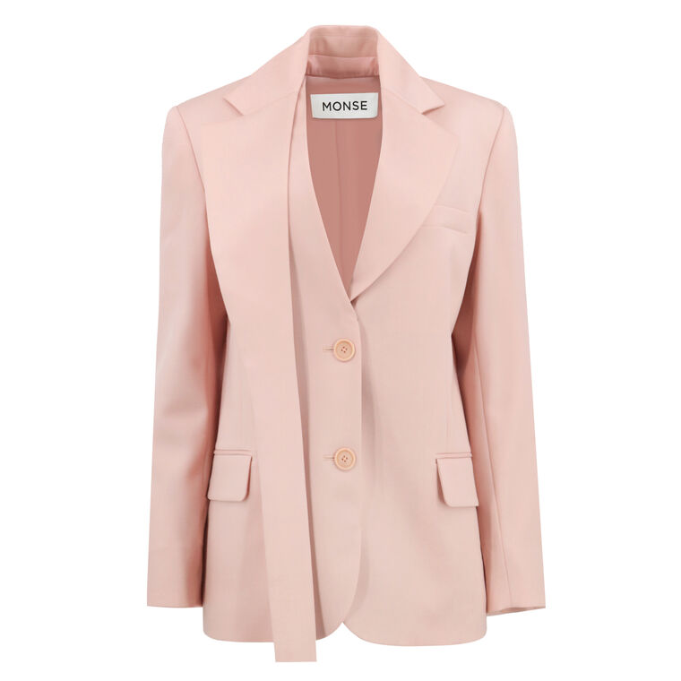 Deconstructed Lapel Jacket image number null