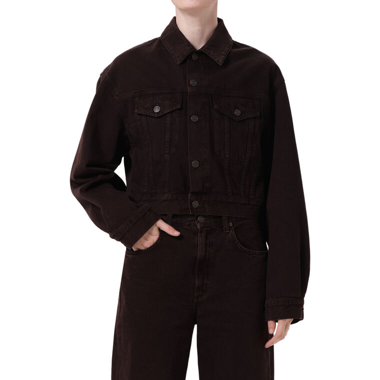 Radley Cropped Denim Jacket image number null
