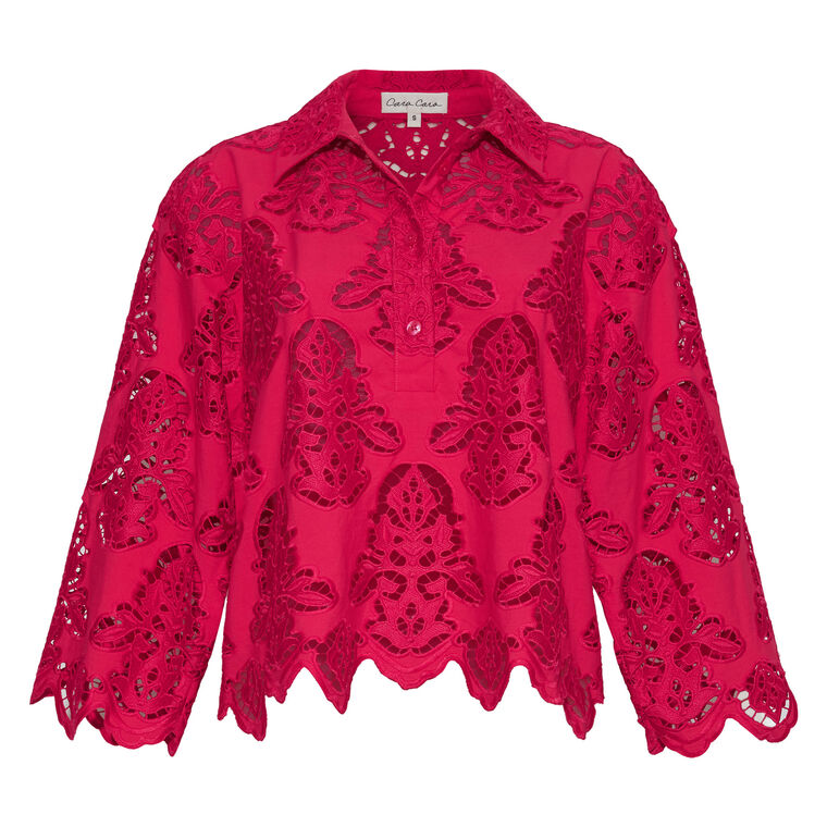 Erica Eyelet Shirt image number null