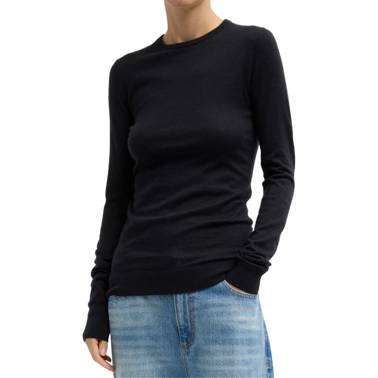 Tissue Cashmere Crewneck Pullover image number null