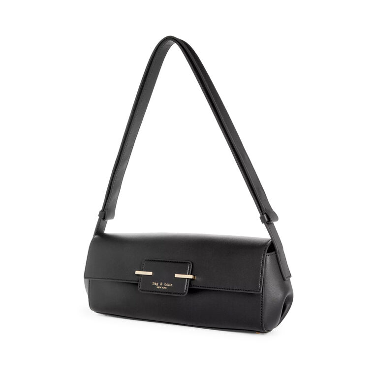 Realm East West Leather Flap Shoulder Bag image number null