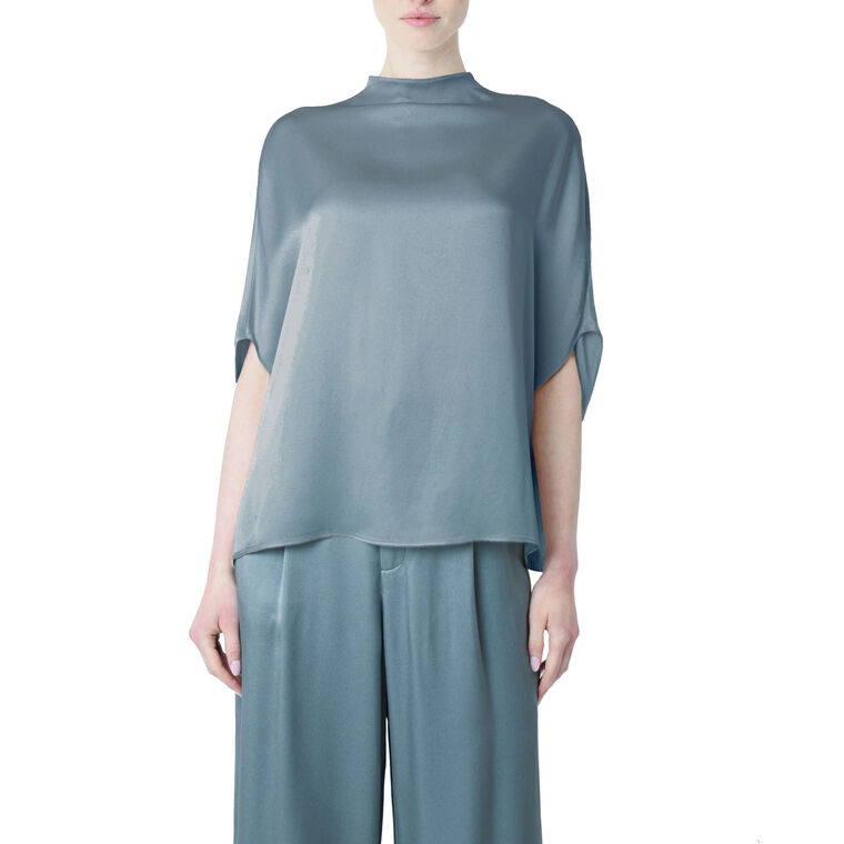 Satin Cape Tee image number null