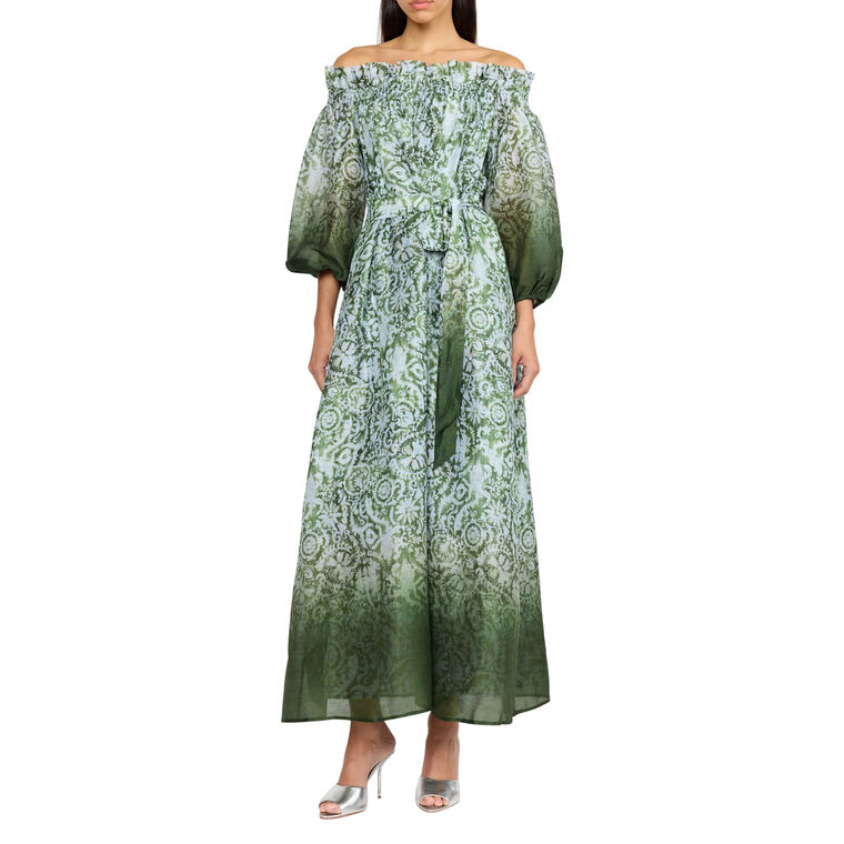Shelby Belted Off-The-Shoulder Maxi Dress image number null