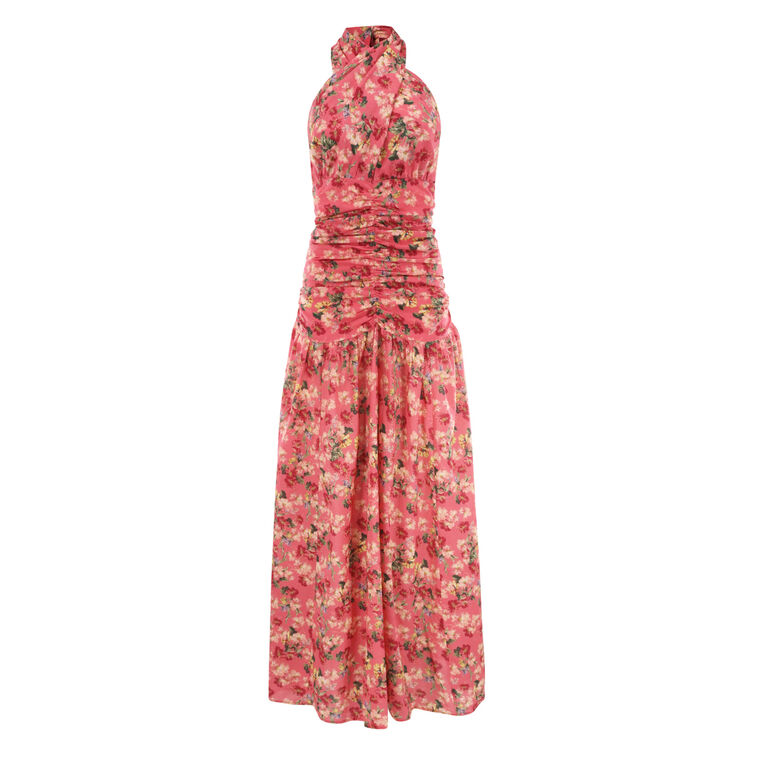 Cotton Party Halterneck Dress image number null