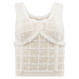 Florentine Tweed Tank Top