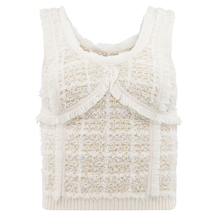 Florentine Tweed Tank Top image number null
