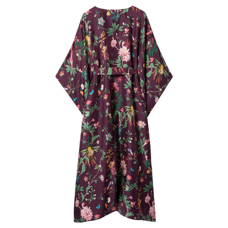 Square Maxi-Length Silk Kaftan image number null