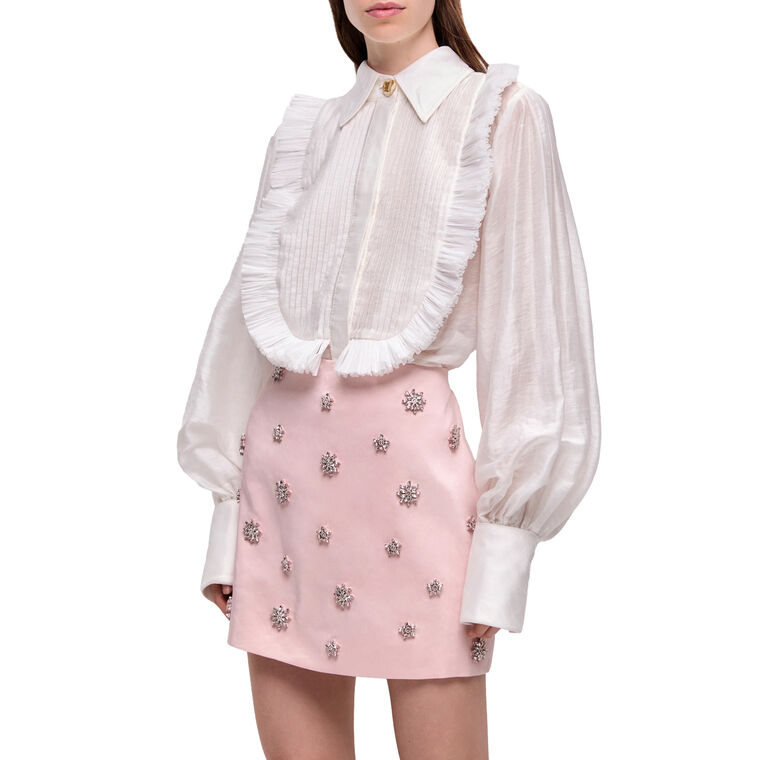 Demi Crystal Mini Skirt image number null