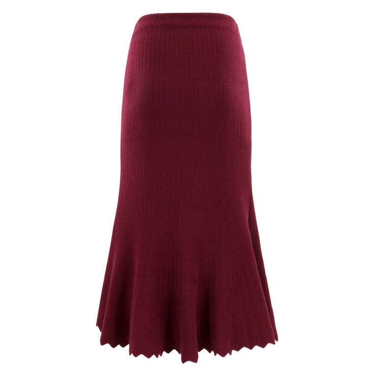 Mie Cotton Knit Skirt image number null