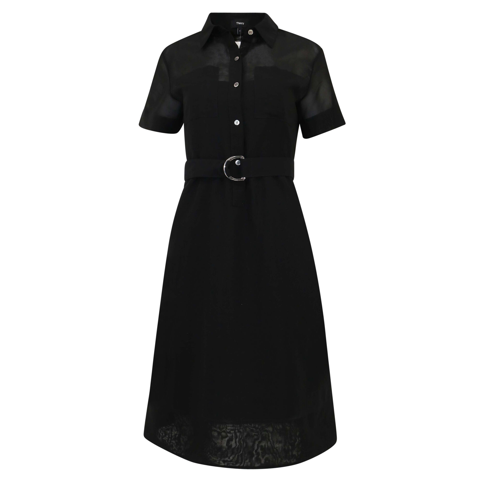 Theory belted shirt dress hot sale