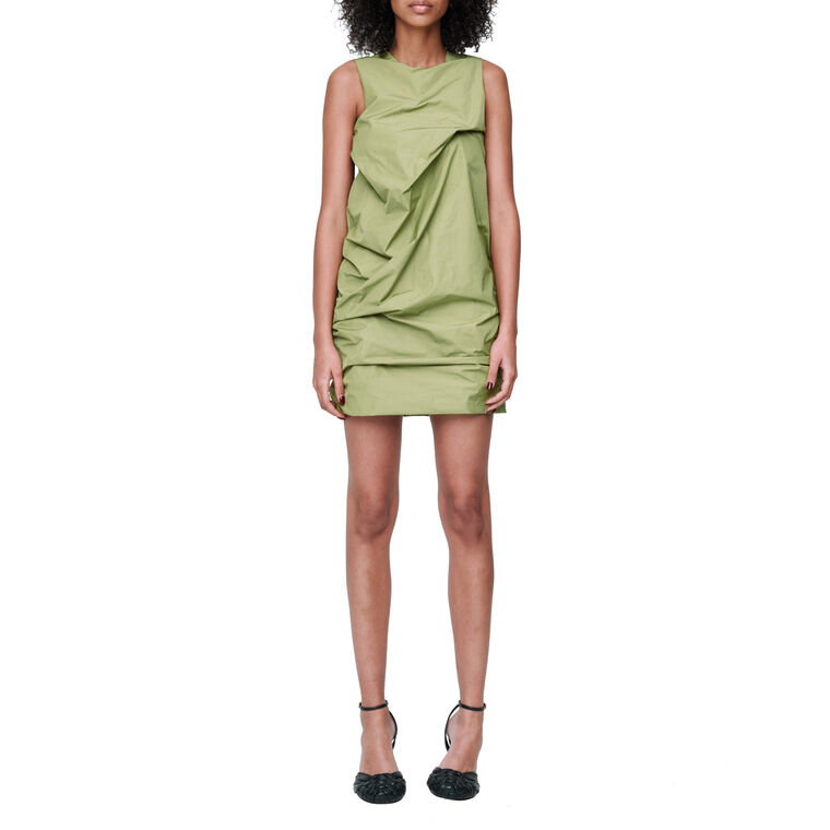 Sleeveless Scrunch Mini Dress image number null