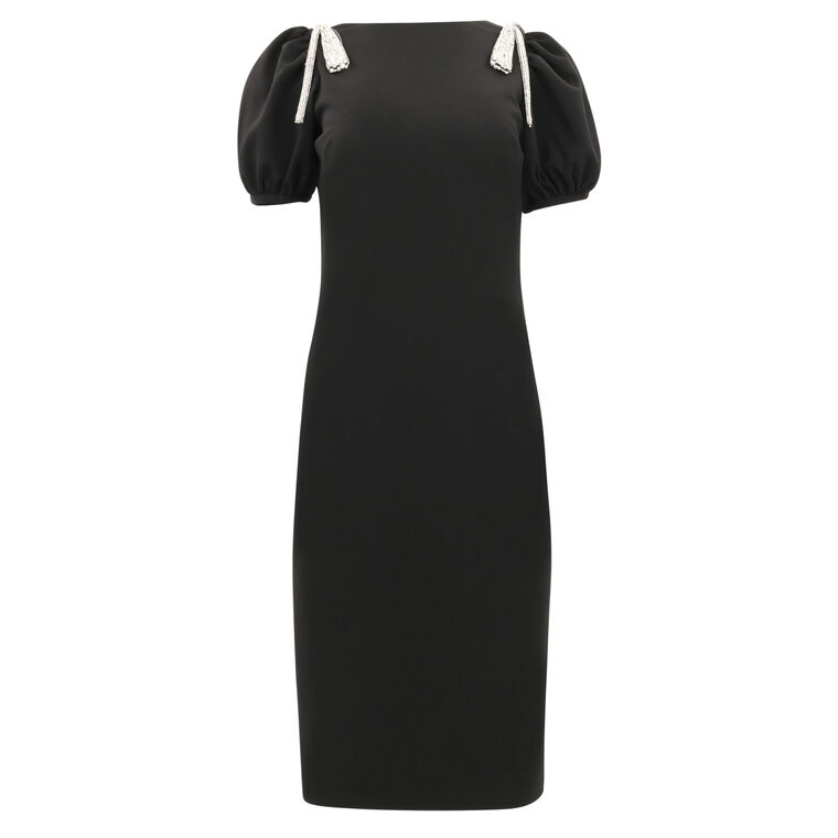 Bow Sleeve Cocktail Dress image number null