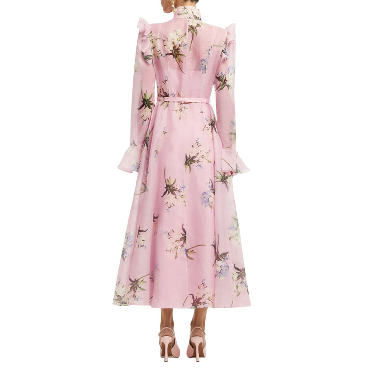 Katrina Butterfly Sleeve Midi Dress image number null