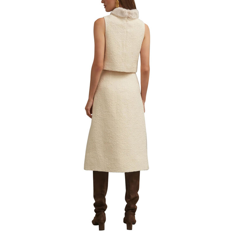 Luca Boucle Midi Wrap Skirt image number null