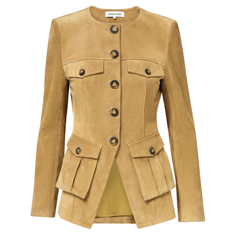 Orrin Cargo Suede Jacket image number null