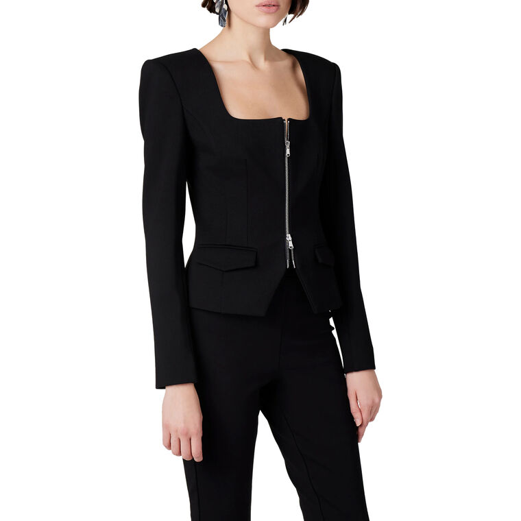Koda Zip Front Long Sleeve Top image number null