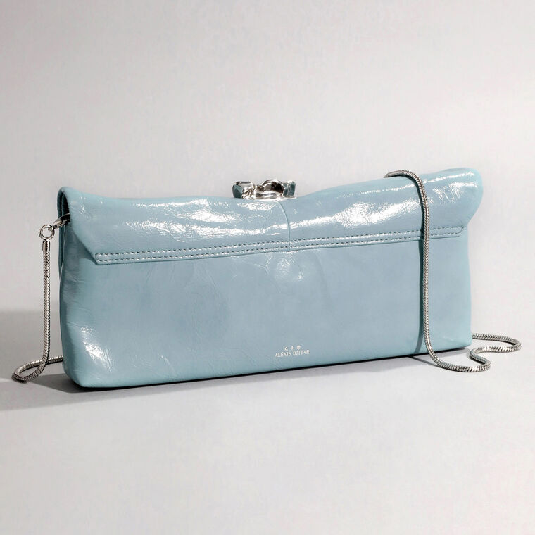 Silver Ribbon Convertible Clutch image number null