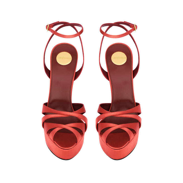 Chandelle 110mm Satin Platform Sandal image number null