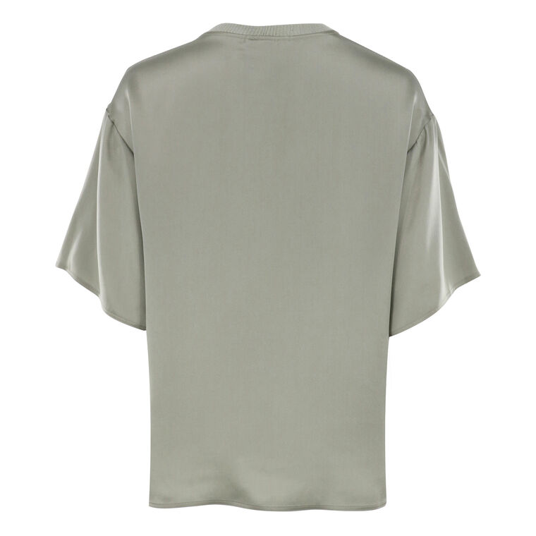 Lenn Slouchy Silk Tee image number null