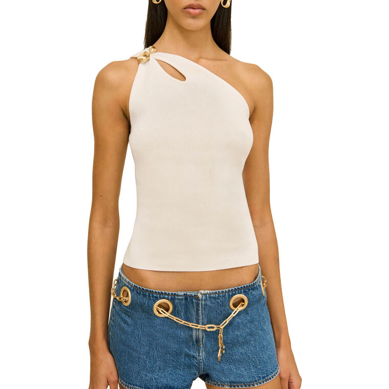 Anouk One-Shoulder Knit Top image number null