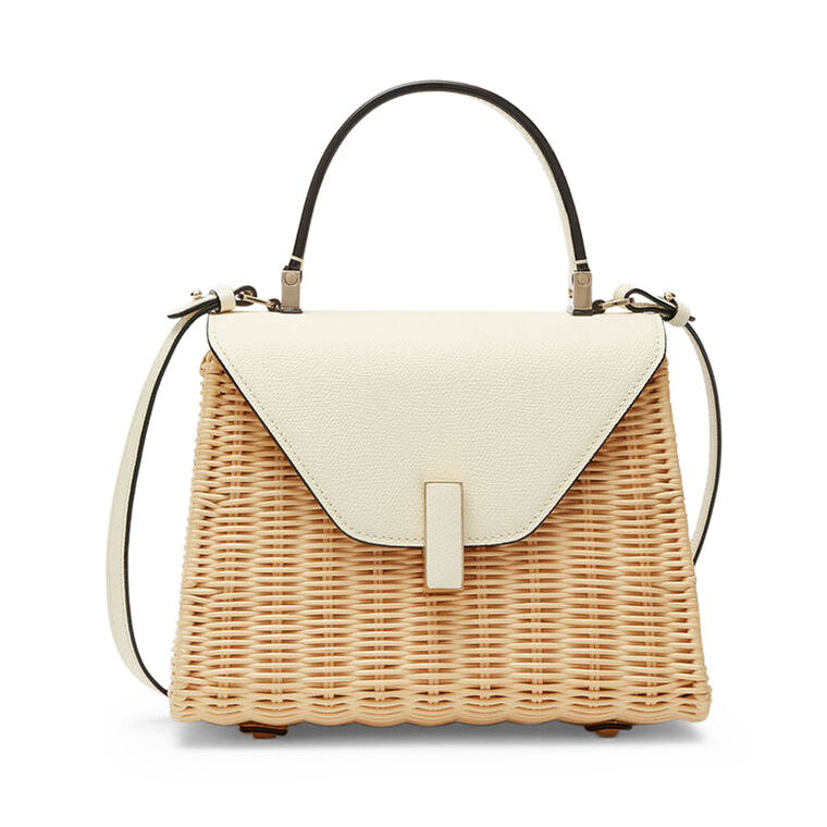 Iside Wicker Top Handle Mini Bag image number null