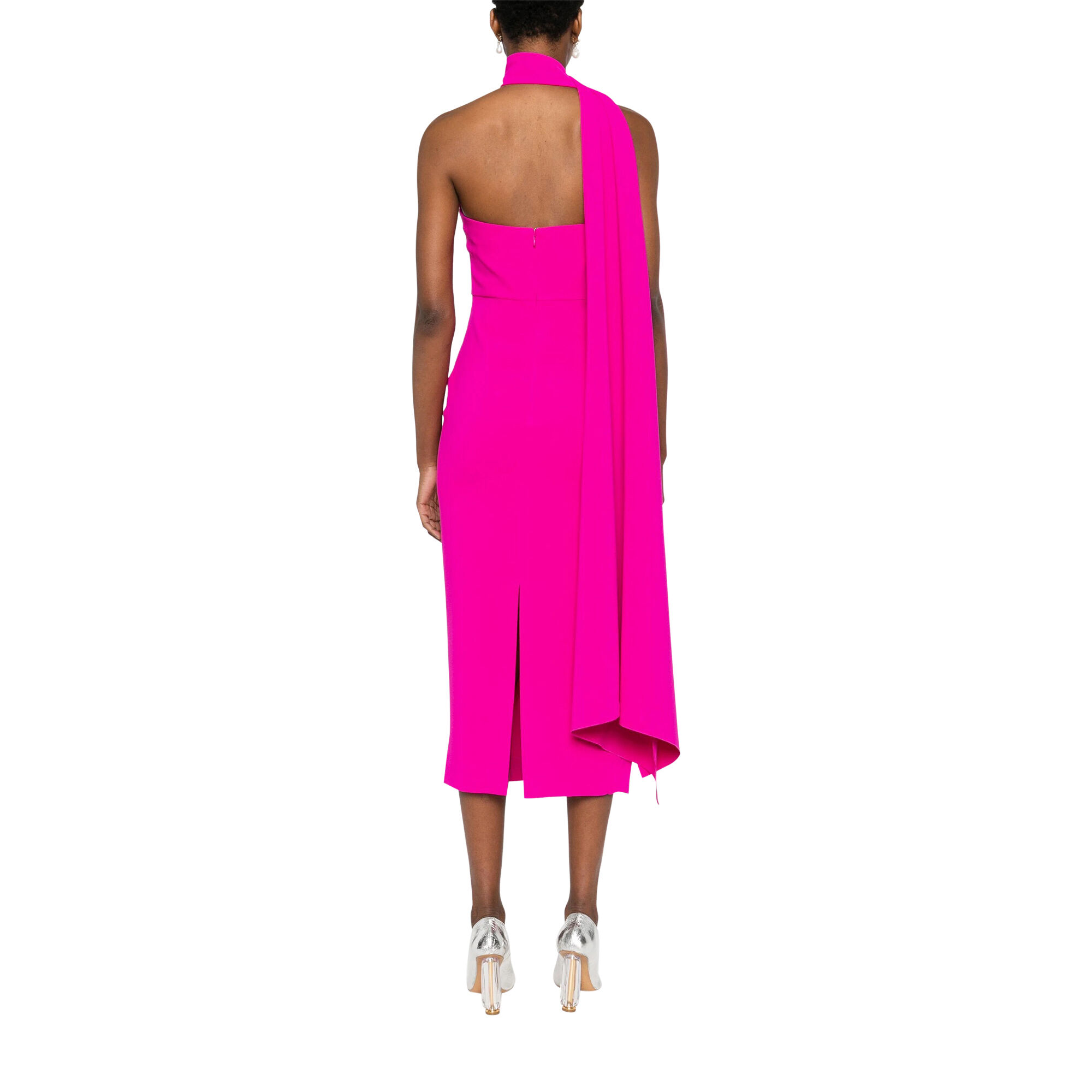 Solace London Samira One Shoulder Scarf Dress | Tootsies