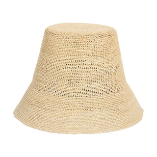 Santa Fe Packable Straw Bucket Hat