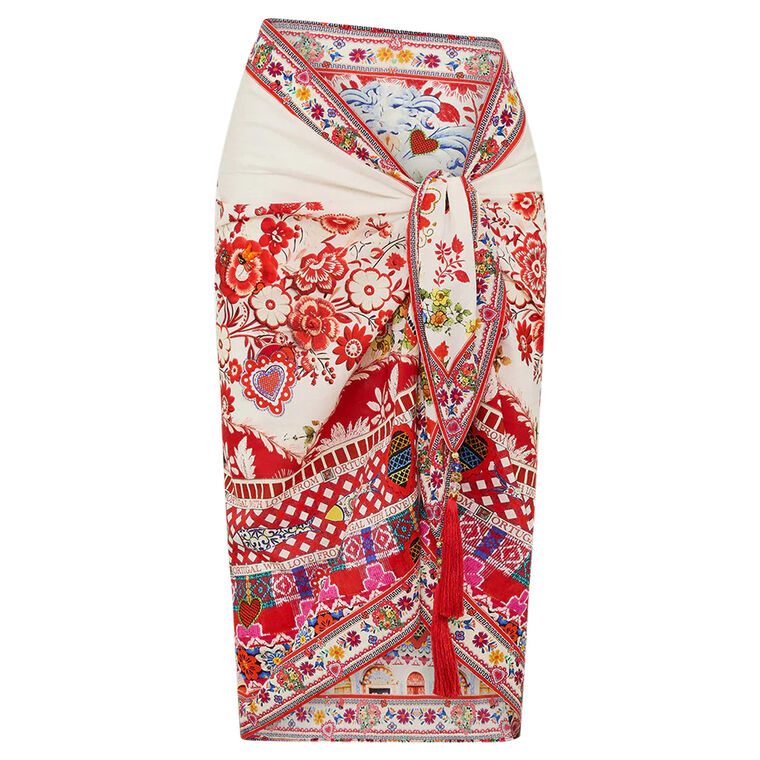 Short Tassel Sarong image number null
