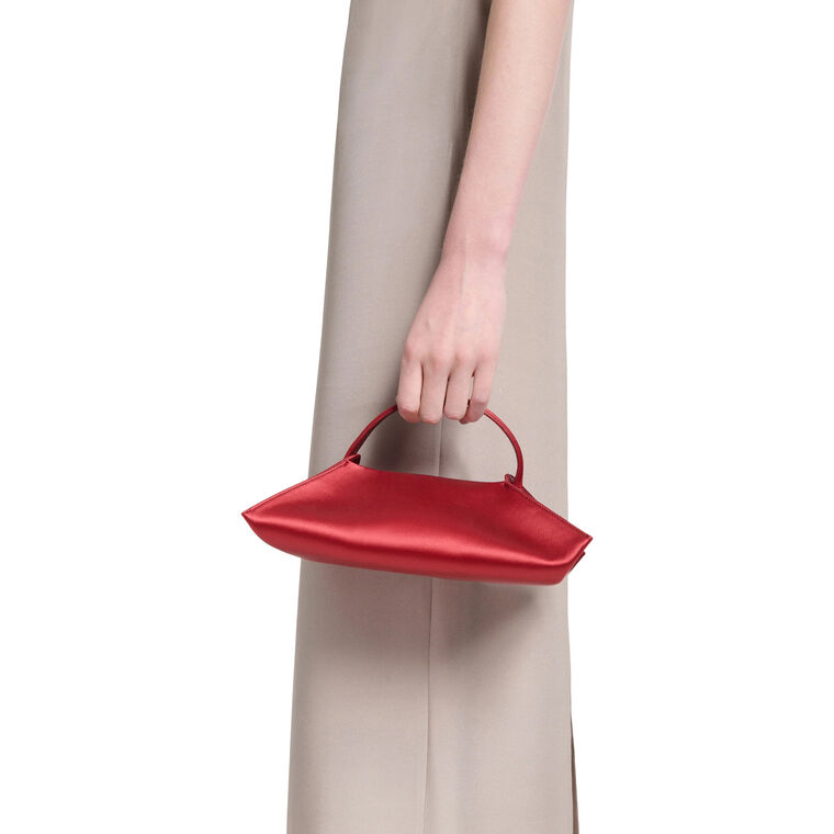 Origami Baguette Top Handle Bag image number null