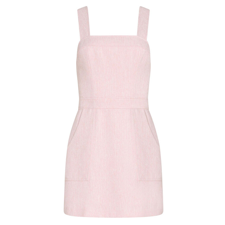 Ace Sleeveless Tweed Mini Dress image number null