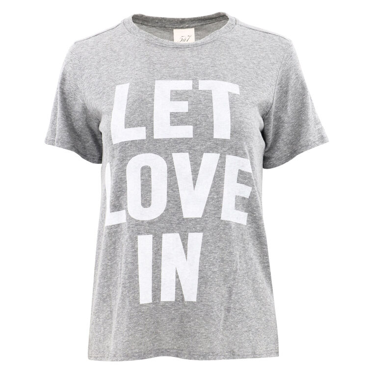 Let Love In Graphic T-Shirt image number null