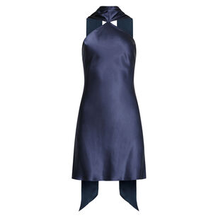 Ashton Scarf Halterneck Mini Dress