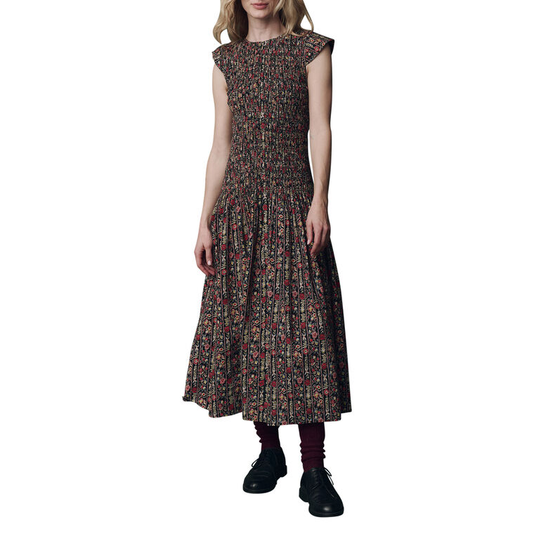 The Paramour Short Sleeve Midi Dress image number null