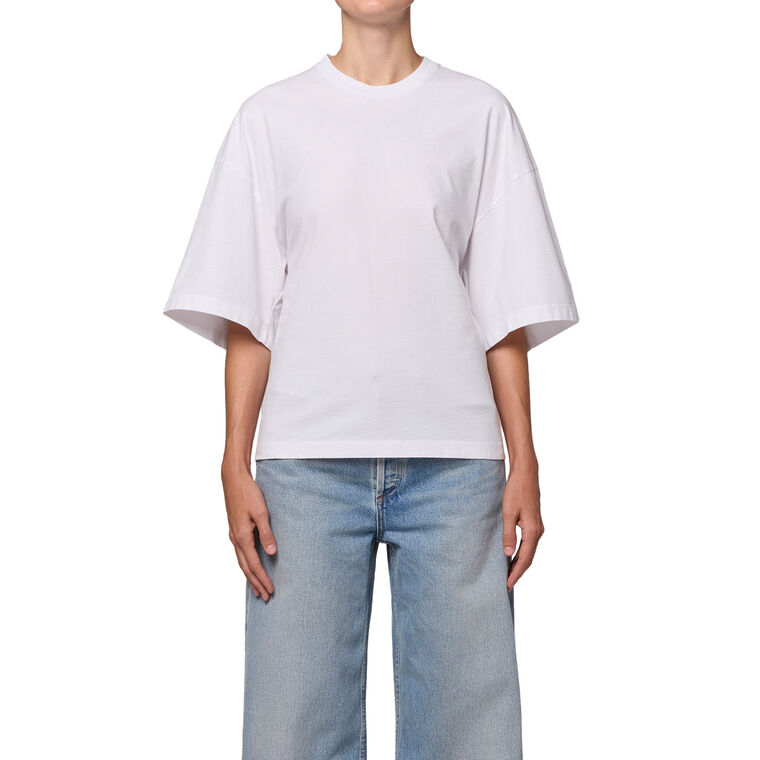 Ellery Short Sleeve Corset Back Tee image number null