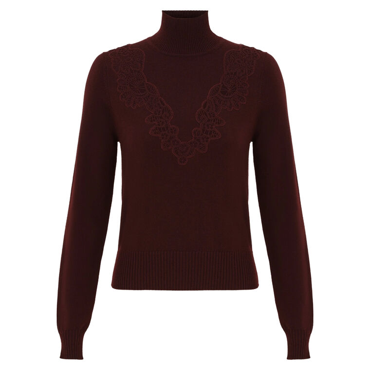 Valiant Merino Lace Turtleneck image number null