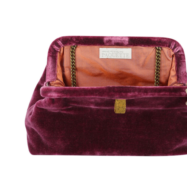 Liette Velvet Clutch image number null