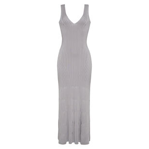 Twyla Sleeveless Knit Maxi Dress In Knitted Viscose