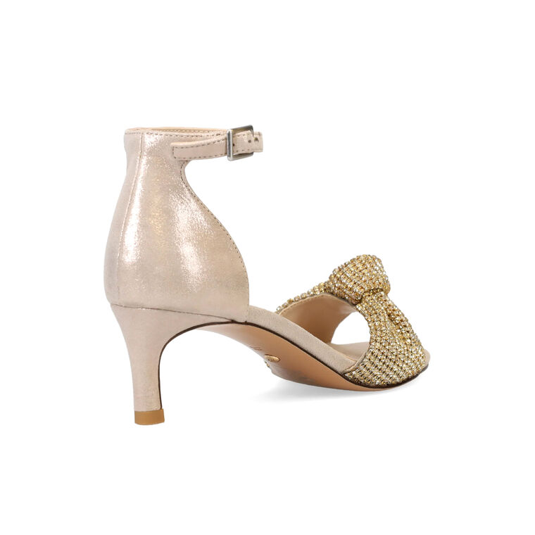 Shaira Shimmer Suede Sandal image number null