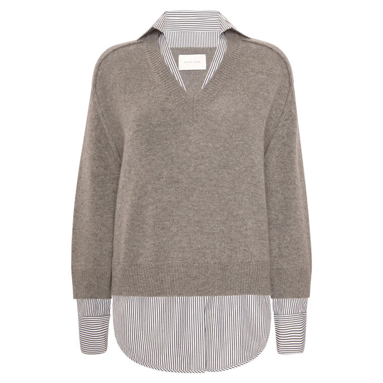 The Looker Layered V-Neck image number null